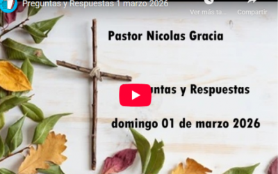Pr. Nicolás García. Preguntas y respuestas 54.