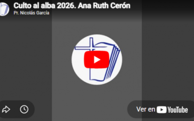 Diaconisa Ana Ruth Cerón. Culto al alba 2026.