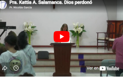 Pra. Kattia A. Salamanca. Hebreos 1.3.  Dios perdonó.