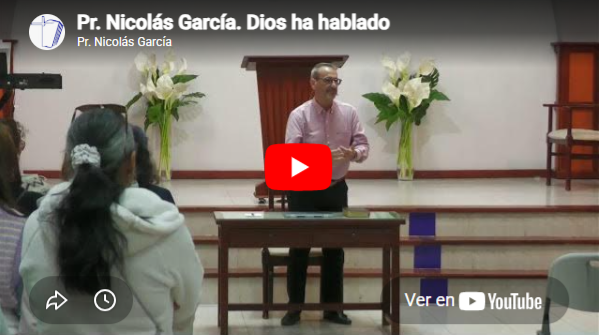 Pr. Nicolás García. Hebreos 1.1-2. Dios ha hablado.