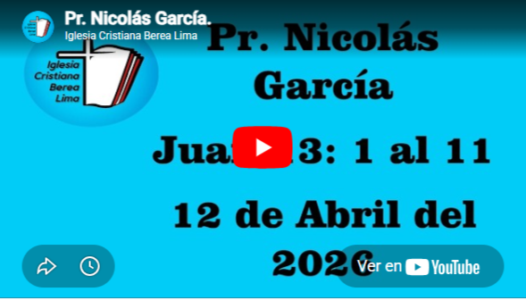 Pr. Nicolás García. Evangelio de Juan 13: 1-11