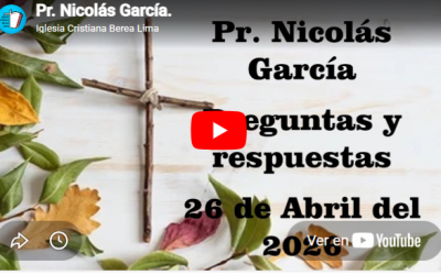 Pr. Nicolás García. Preguntas y respuestas 57