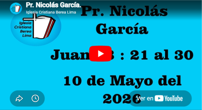 Pr. Nicolás García. Evangelio de Juan 13: 21-30.