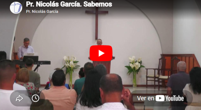 Pr. Nicolás García. 1 Juan 5.14-15. Sabemos.