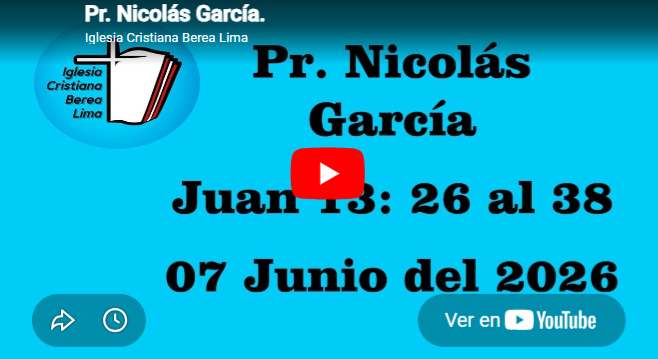 Pr. Nicolás García. Evangelio de Juan 13: 36-38.
