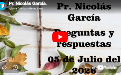 Pr. Nicolás García. Preguntas y respuestas 59