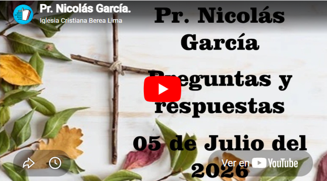 Pr. Nicolás García. Preguntas y respuestas 59
