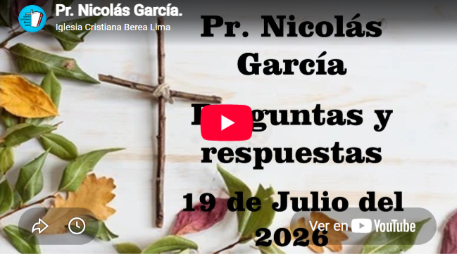 Pr. Nicolás García. Preguntas y respuestas 60