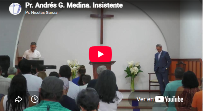Pr. Andrés G. Medina. Jeremías 36.6. Insistente.