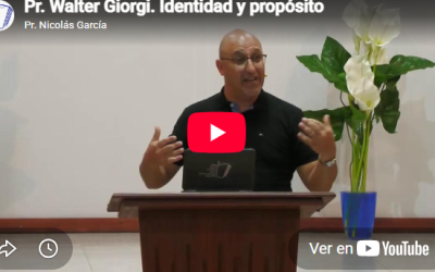 Pr. Walter Giorgi (Pr. de Argentina). 1 Pedro 2.9. Identidad y propósito.
