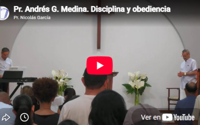 Pr. Andrés G. Medina. 1Samuel 1.3. Disciplina y obediencia.