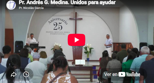 Pr. Andrés G. Medina. Marcos 2.5. Unidos para ayudar.